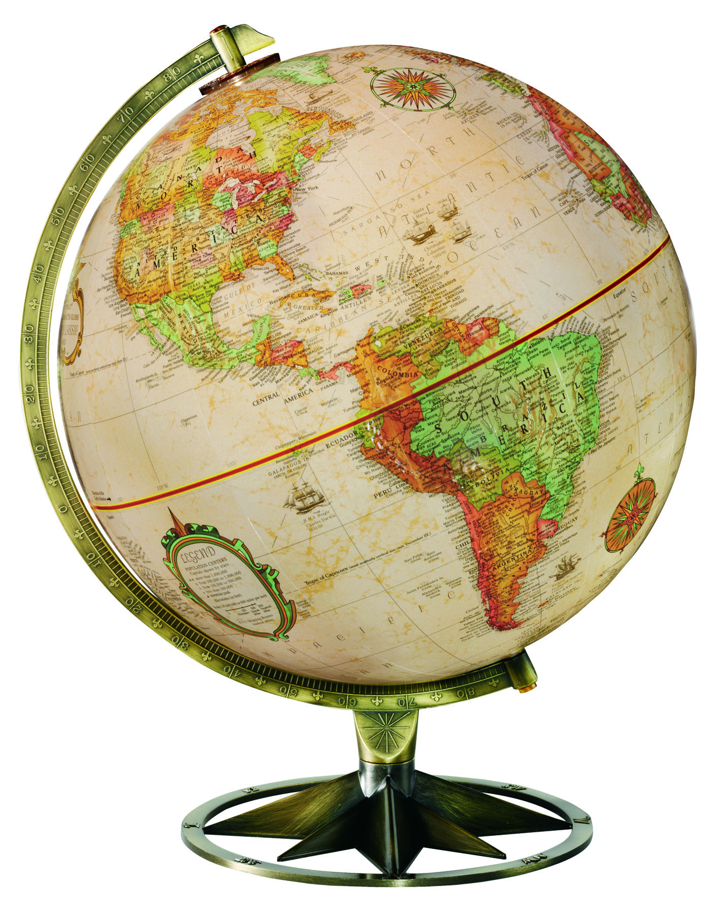 Replogle World Globes Compass Rose