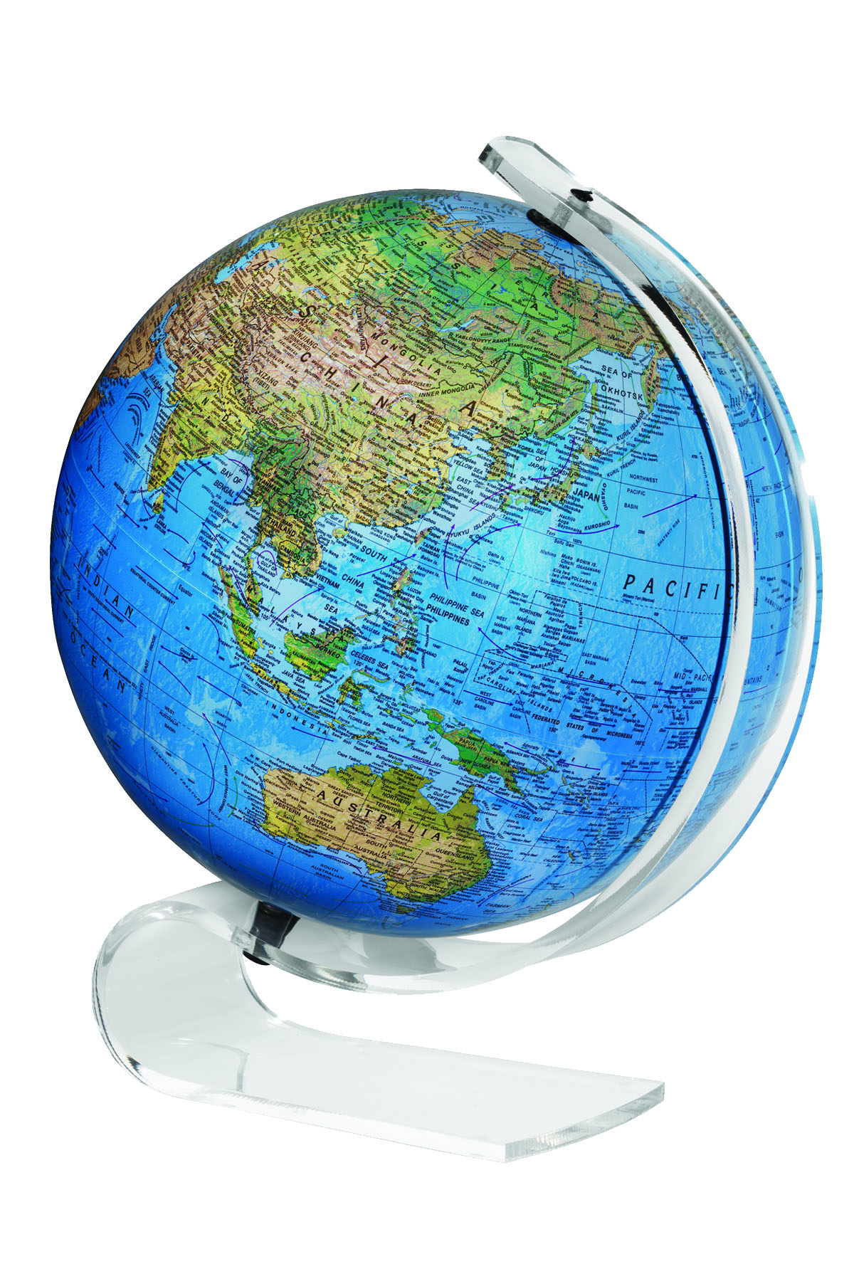 illuminated desk globes