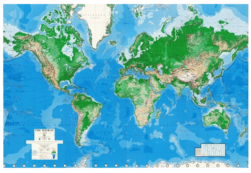World Mural Maps