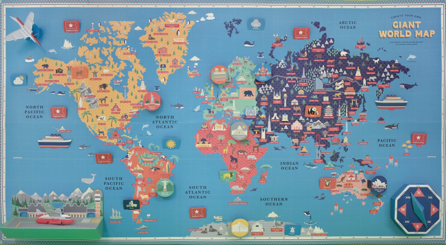 Giant World Map