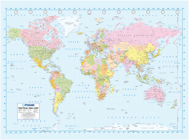 Wall Maps of the World